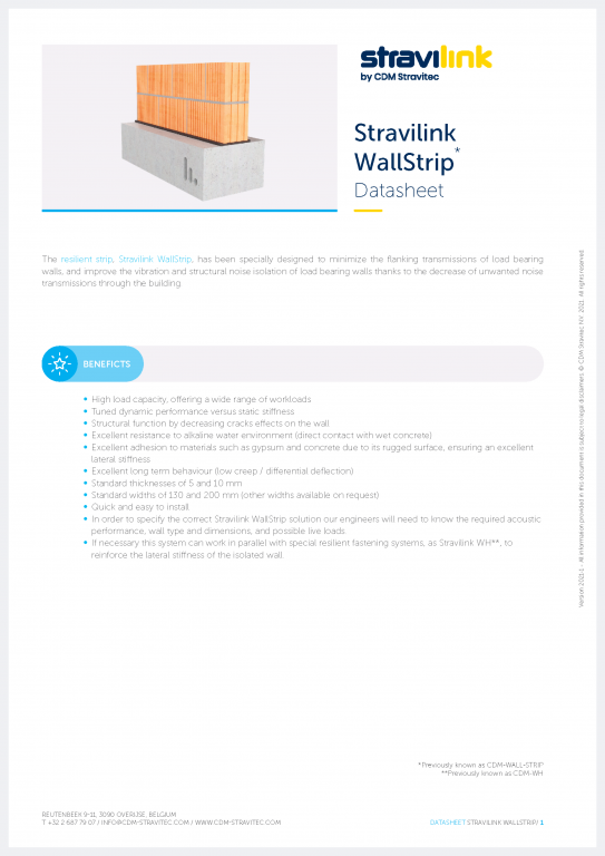 Datasheet - Stravilink WallStrip (EU)